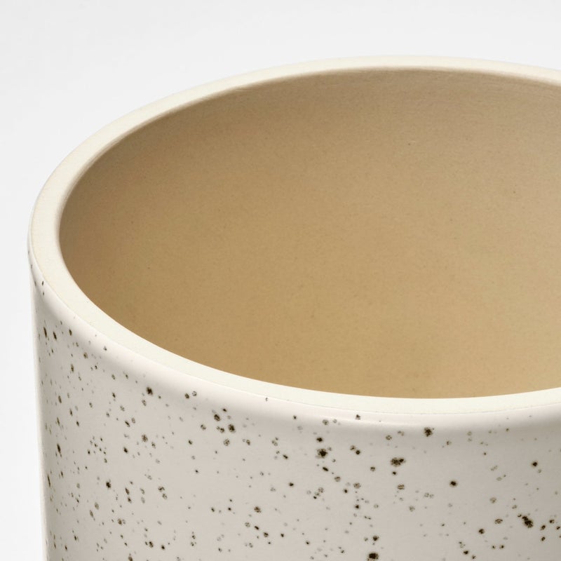 Baitique Plant Pot, In/Outdoor Stoneware, Beige Speckled, 12 cm - Image 4