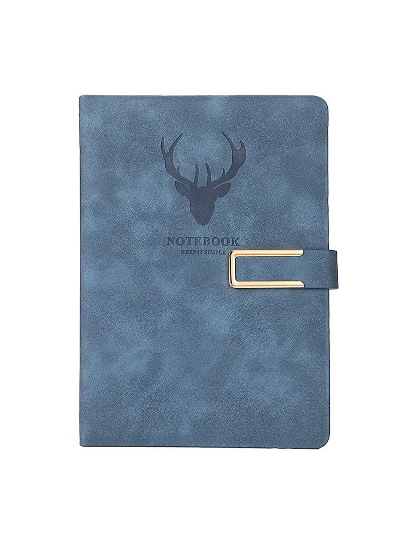 Generic Notebook Journal, A5 Buckle Leather Ruled Notebooks 360 Pages Diary 100gsm Thick Paper Hardcover Notebook with Pocket for Work Men Woman, for Business Writing, Note Taking, School Office  - Image 1