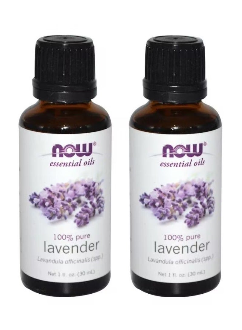 2-Piece Lavender Essential Oil Set 2ounce