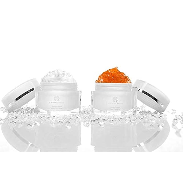 Forever Flawless Facial Peeling Gel and Moisturizing Cream. Two-Step Face Treatment. SPA Exfoliation at Home and Optimal Hydration for a Flawless Look - Image 2