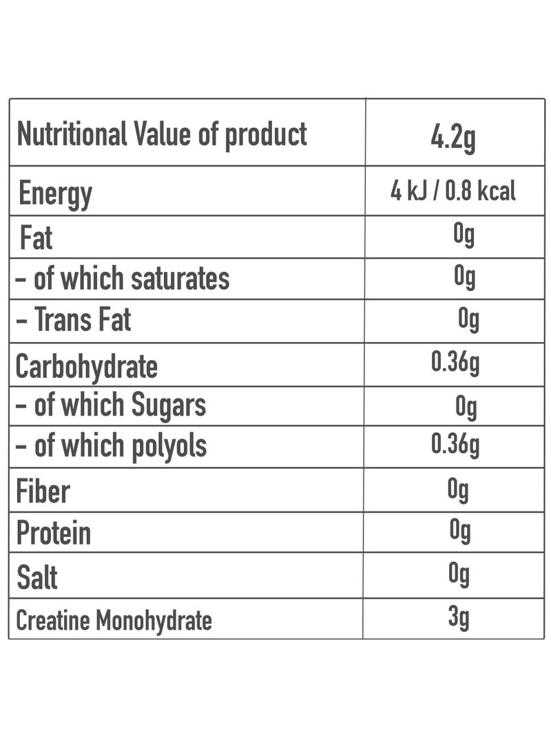 nano SUPPS Creatine POP with sugar explosion - Bubble gum - (200g) - Image 2