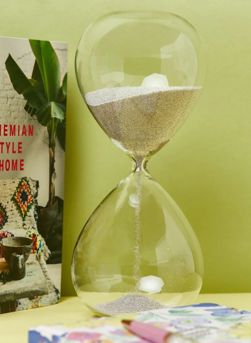 AURORA Silver Glitter Timer