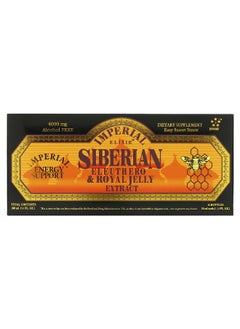 Imperial Elixir Imperial Elixir, Siberian Eleuthero & Royal Jelly Extract, Alcohol Free, 4,000 mg, 10 Bottles, 0.34 fl oz (10 ml) Each  - Image 1