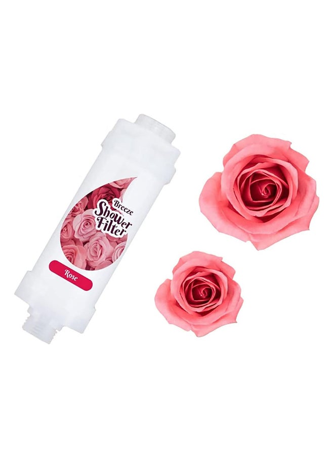 Home Pro - Home Pro Breeze Shower Filter with Vitamin C, Helps Dry Skin And Hair Loss, with Rose Scent | Fragrance - Image 1