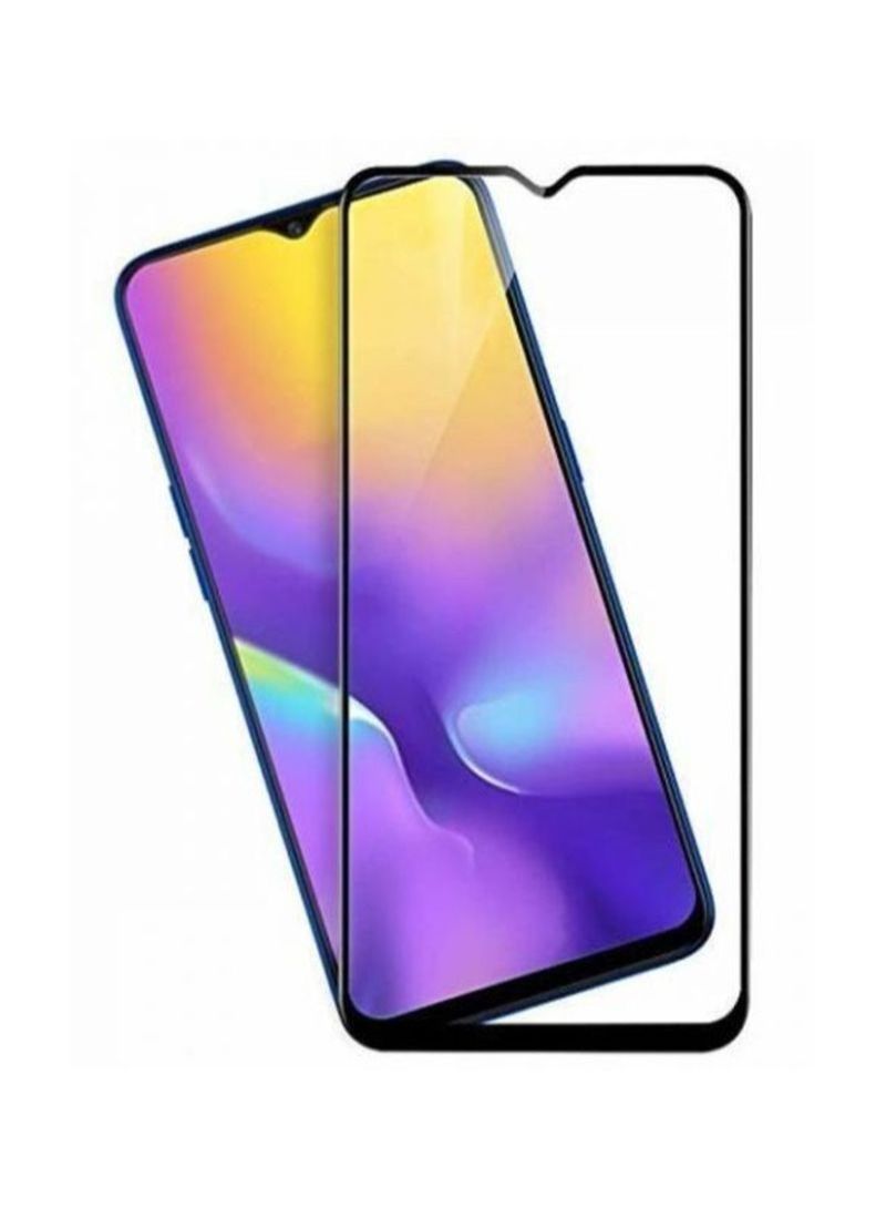 واقي شاشة زجاجي مقوى لهاتف سامسونج جالكسي A50 - أسود - Image 3