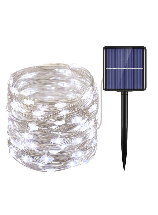 AMIR Upgraded Solar String Lights,78.6Ft 240 Led Copper Wire Lights, 8 Modes Starry Lights, Waterproof Ip65 Fairy Christams Decorative Lights For Outdoor, Wedding, Homes, Party, Halloween (White) - Image 1