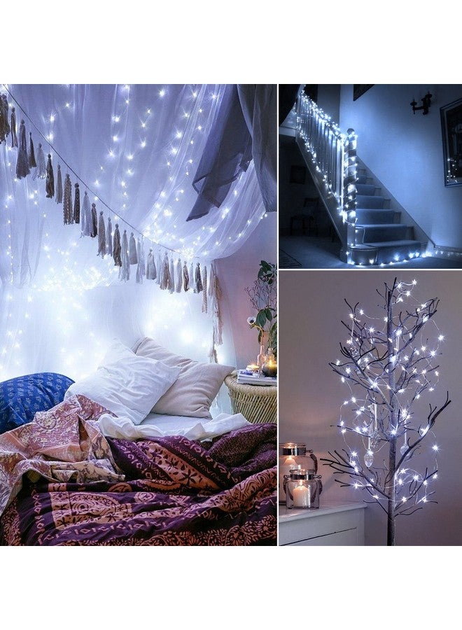 AMIR Upgraded Solar String Lights,78.6Ft 240 Led Copper Wire Lights, 8 Modes Starry Lights, Waterproof Ip65 Fairy Christams Decorative Lights For Outdoor, Wedding, Homes, Party, Halloween (White) - Image 2