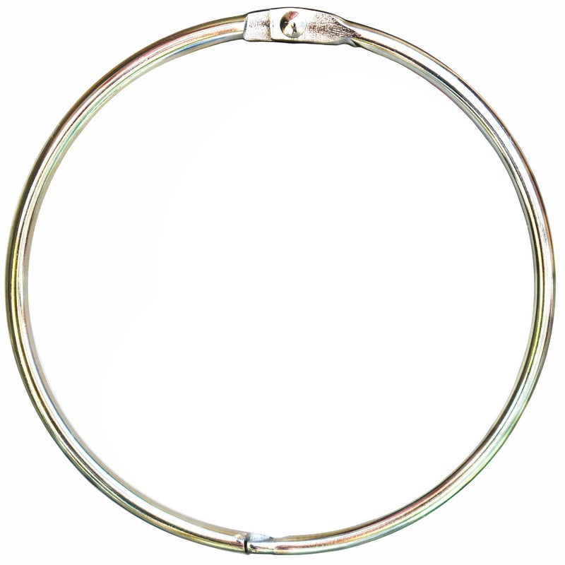 GOTOONE Loose Leaf Binder Rings Book Ringï¼ˆ15 Packï¼‰ Large 2.75 Inch Diameter Nickel Plated Silver - Image 1