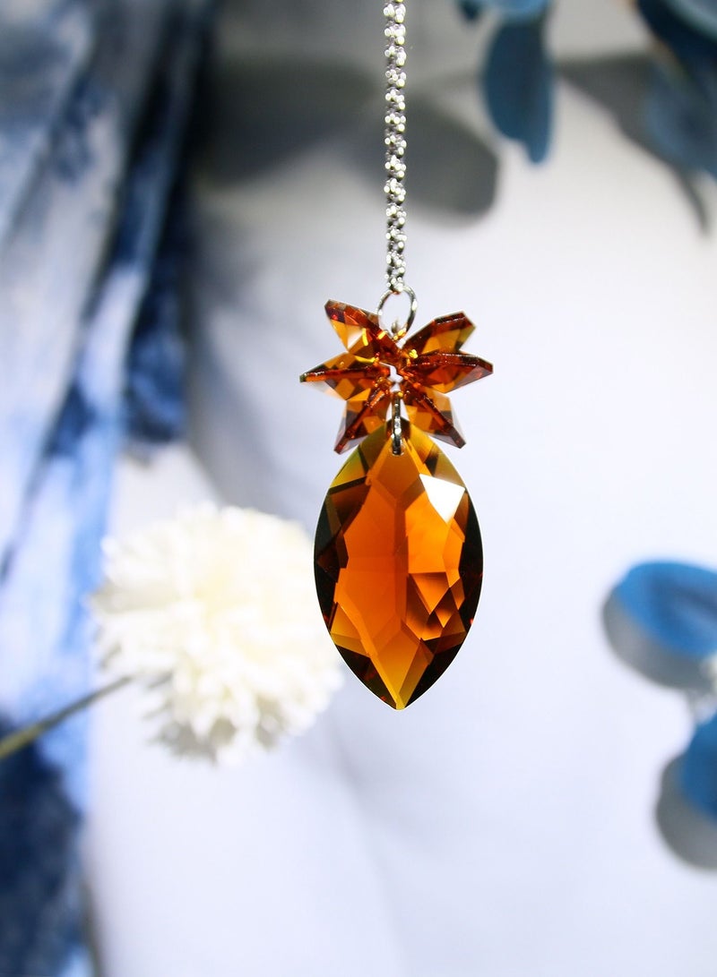 RARELY Sun Catcher Crystal Rear View Mirror Car Charm Ornament Hanging Pendent - Image 2