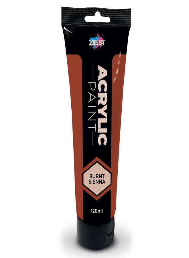 Zieler 120ml Acrylic Paints (Burnt Sienna) - Image 1
