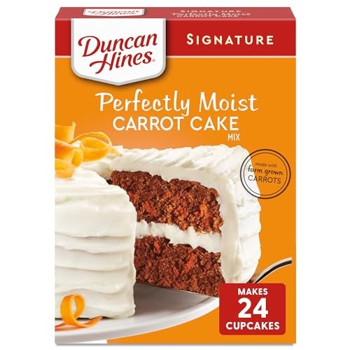 Duncan Hines Signature Perfectly Moist Carrot Cake Mix - Image 1