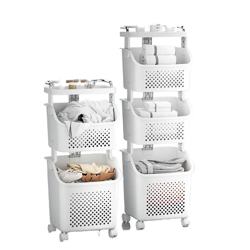 Y&D Dirty Clothes Woven Storage Basket - Laundry Hamper & Doll Storage Baskets for Appliances-Laundry Baskets - Image 2
