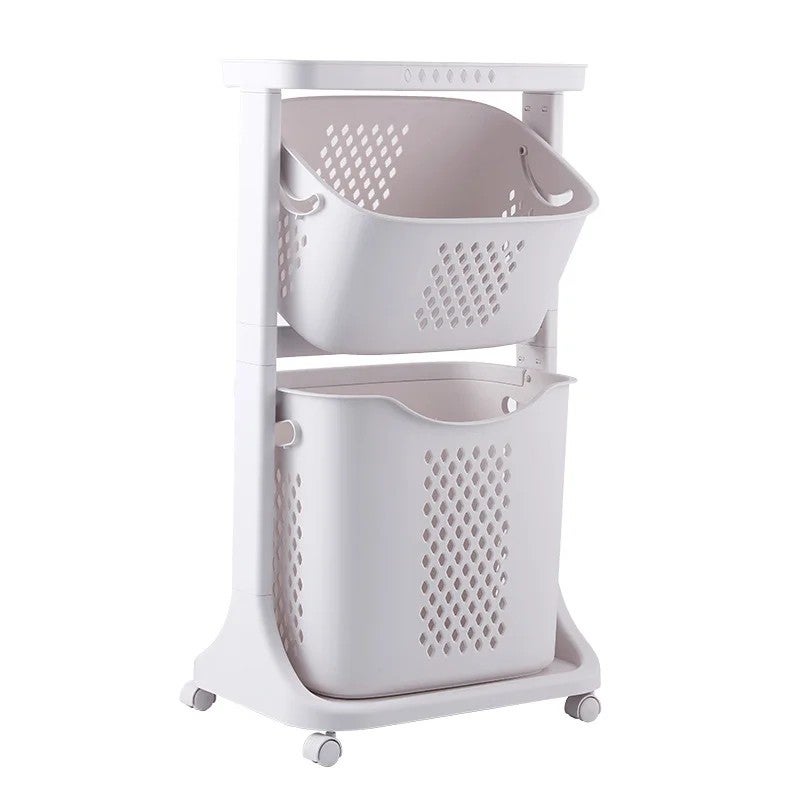 Y&D Dirty Clothes Woven Storage Basket - Laundry Hamper & Doll Storage Baskets for Appliances-Laundry Baskets - Image 4