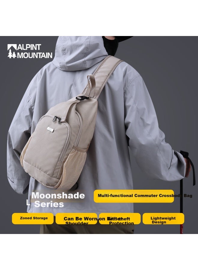 Alpint Mountain Elmont Crossbody Bag Casual Shoulder Bag Multifunctional Commuter Large Capacity Chest Bag Travel Hiking Backpack - Image 1
