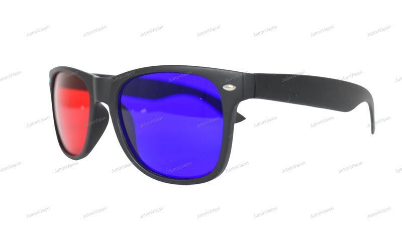 JUTRON VISION Red Blue 3D Anaglyph Glasses (Red-Cyan) – Vision Therapy Goggles for Amblyopia, Exotropia, Diplopia, Eye Training - For Kids & Adults – Use for 3D Movies, Games, Books, DVDs, Magazines - Image 2