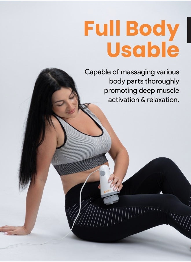 ARES uSlim Cellulite Remover 4 Massage Heads, 3 Washable Pads, Vibration Speed 600-3000 RPM for Cellulite Reduction And Skin Firming  - Image 4