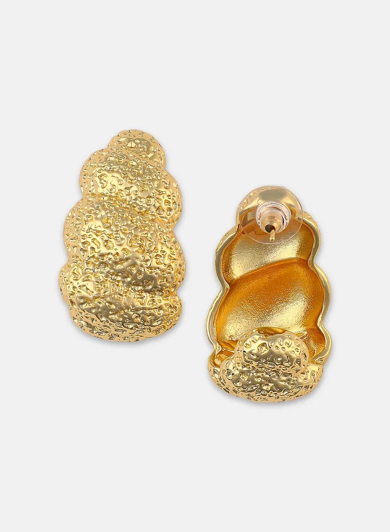 Sohi  Sculpted Textured Earrings for Women | Best Price UAE