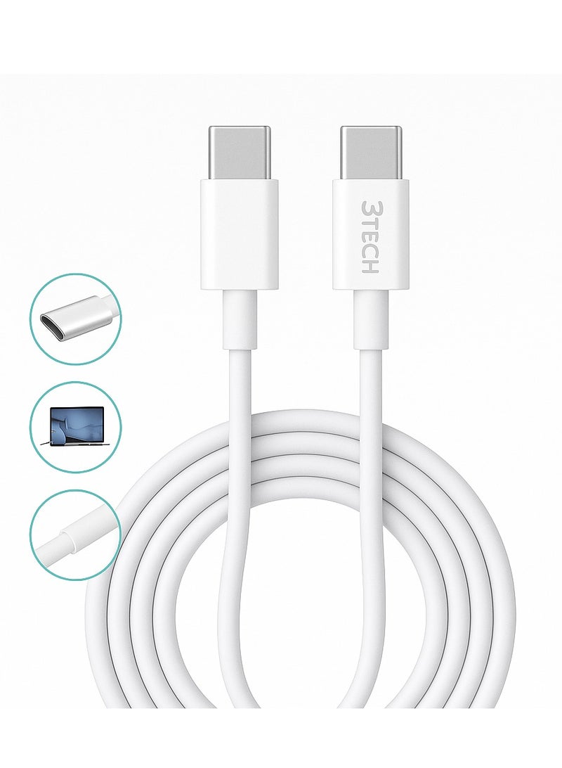3Tech Type-C to Type-C Super Fast Charging Cable 65W – High-Speed & Durable