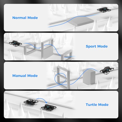 BETAFPV مجموعة BETAFPV Aquila16 FPV مع جهاز الإرسال LiteRadio 2 SE لمحاكي، نظارات VR03 مع وظيفة تسجيل DVR، 3 أوضاع طيران، تدعم مجموعة 1S RTF للمبتدئين للطيران في الداخل والخارج ELRS V3 - Image 4
