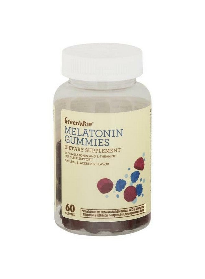 Green-Wise Melatonin Gummies, Natural BlackBerry Flavor - 60 Gummies