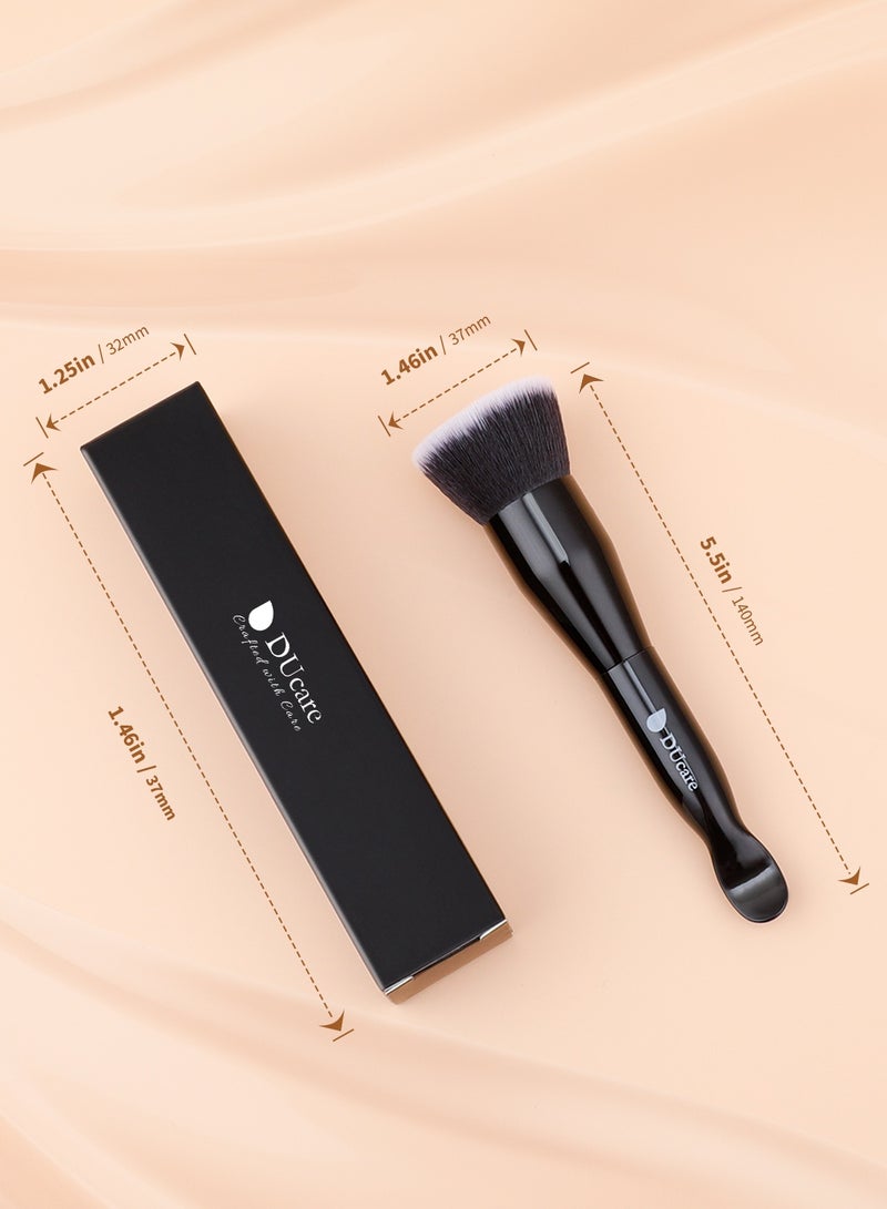 دي يو كير فرشاة كابوكي مزدوجة الوظائف - أداة احترافية للسوائل والكريمات والبودرة - Image 3