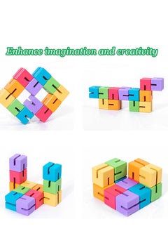 Generic Kid Wooden Game,3D Space Building Block Puzzle Brain developmental toy for Kid 3,4,5,6,7,8+ Year old Boy Girl Children,STEM Gift Educational Toy Age 3-5,4-8,Sensory Montessori Toy&80 Pattern  - Image 4