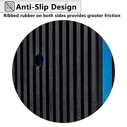 LBG Products Anti Vibration Pads,3" X 3" X 7/8" Heavy Duty Blue EVA Rubber Anti Vibration Isolation Pad for Air Compressor,Washer and Dryer,HVAC,Treadmills,Air Conditioner Accessories,Pack of 4 - Image 4