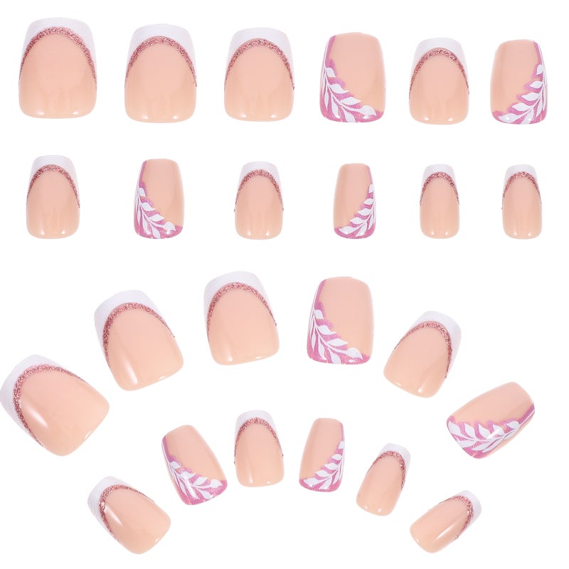 1 Set of Press On Nails False Nails Stylish Nails Fake Nails for Women Teens - Image 1