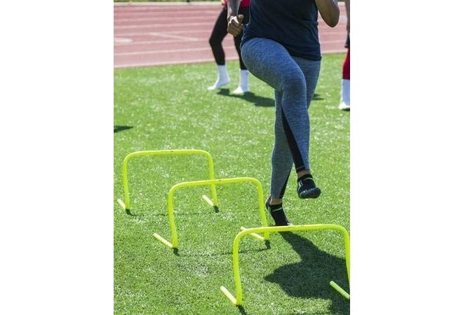 Bharat Agility Speed Training and Practice Hurdle for Track and Fields 12 inch 4 pcs - Image 1
