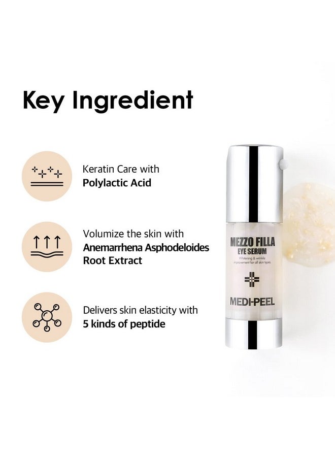 MEDI-PEEL L] Mezzo Filla Eye Serum 1.01 Fl Oz / 30Ml | Antiwrinkle Serum For Eyes Antiaging Hydrating | Korean Skincare For All Skin Types  - Image 4