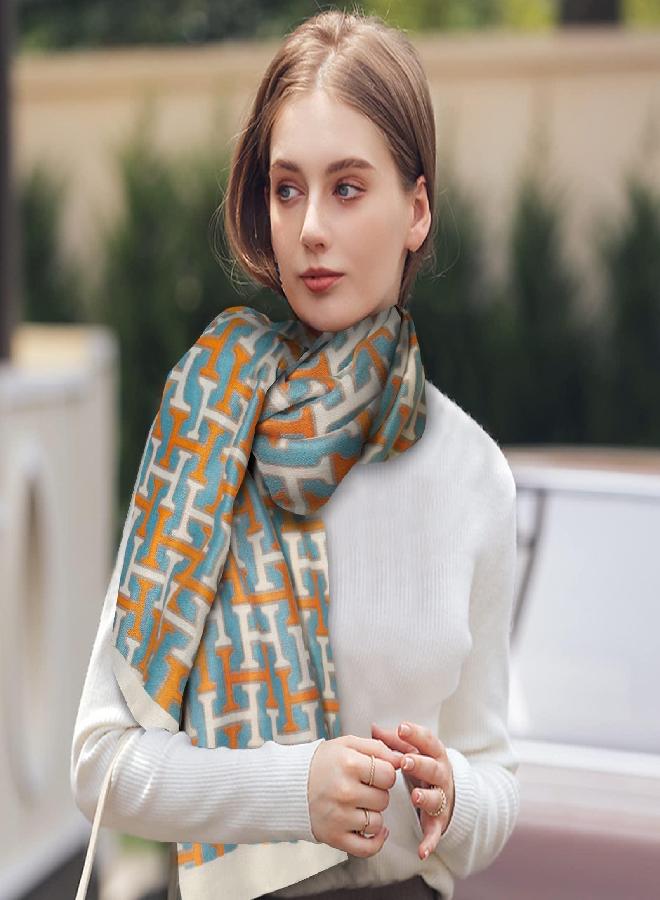 EXTREE EXTREE Scarfs for Women Pashmina Shawl Wrap for Evening Dress Large Soft Blanket Shawls - Image 2