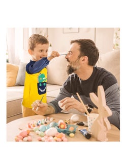 Y&D Kids Apron,Waterproof Children Painting Apron with Long Sleeve and Pockets,Boys Girls Toddler Art Smock for Cooking Eating (Dinosaur)  - Image 3