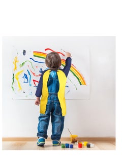 Y&D Kids Apron,Waterproof Children Painting Apron with Long Sleeve and Pockets,Boys Girls Toddler Art Smock for Cooking Eating (Dinosaur)  - Image 5