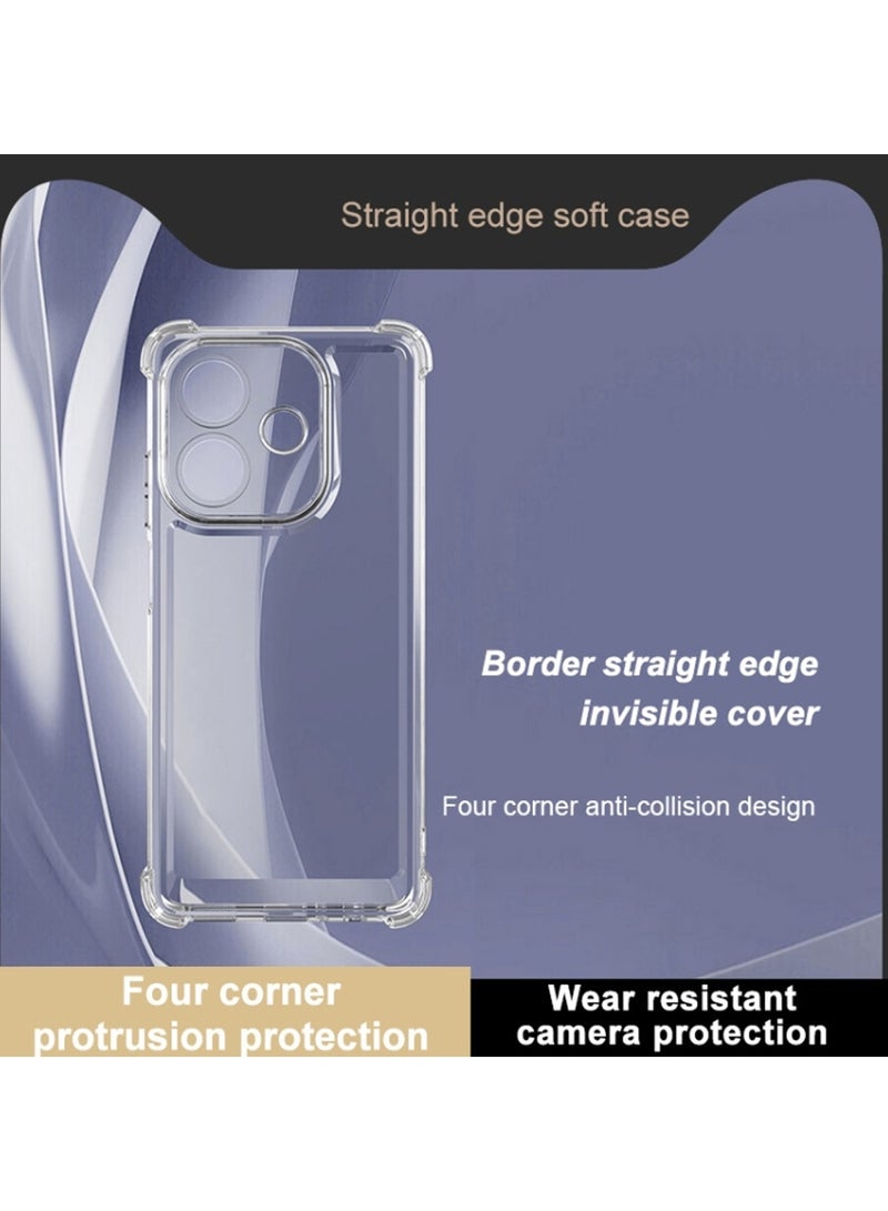 Wtech Oppo A5 Pro 5G 2025 TPU Bumper Corners with Hard PC Case Cover (MCTPTN) - Clear - Image 2