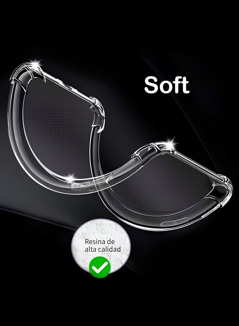 Wtech Oppo A5 Pro 5G 2025 TPU Bumper Corners with Hard PC Case Cover (MCTPTN) - Clear - Image 5