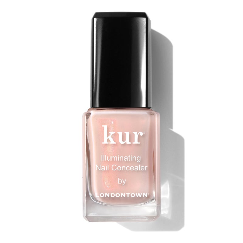 LONDONTOWN Bubble Illuminating Nail Concealer, Sheer Brightening Nail Polish & Strengthener for Yellowing, Damaged or Discolored Nails, Natural Nail Perfector, Bubblegum Pink, 21+ Free, 0.4 Fl Oz - Image 2