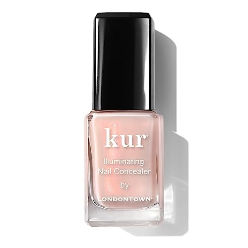 LONDONTOWN Bubble Illuminating Nail Concealer, Sheer Brightening Nail Polish & Strengthener for Yellowing, Damaged or Discolored Nails, Natural Nail Perfector, Bubblegum Pink, 21+ Free, 0.4 Fl Oz - Image 1