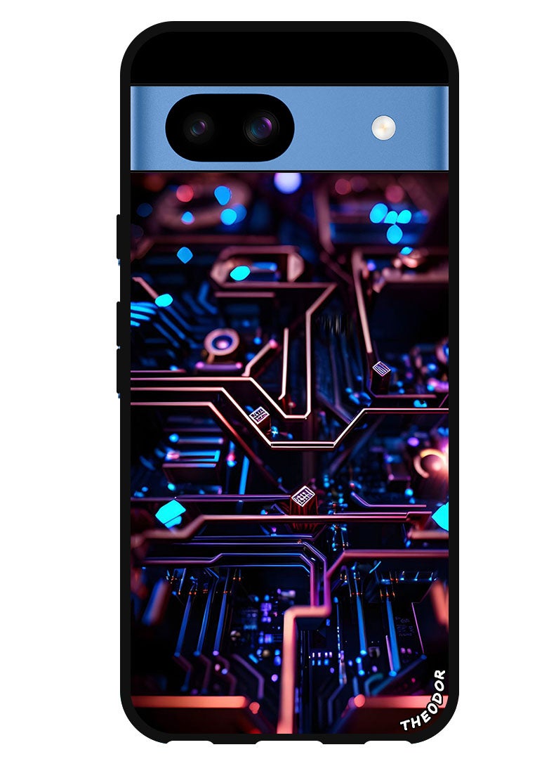 Theodor Protective Case Anti Scratch Shock Proof Bumper Cover For Google Pixel 8a Abstract 1 - Image 1