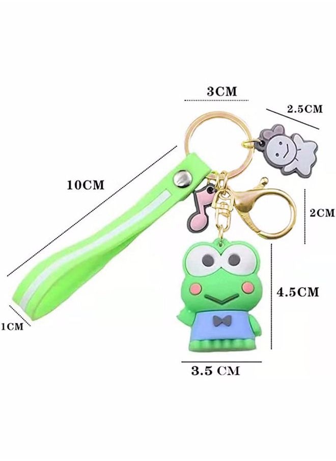 Generic - 1 Pcs Cartoon Keychain Backpack Charms Keychains for Women Men with Metal Key Ring Animal Pendant Key Chains for Backpacks Girl Boy Couple Gifts Car Bag Keychain - Image 1