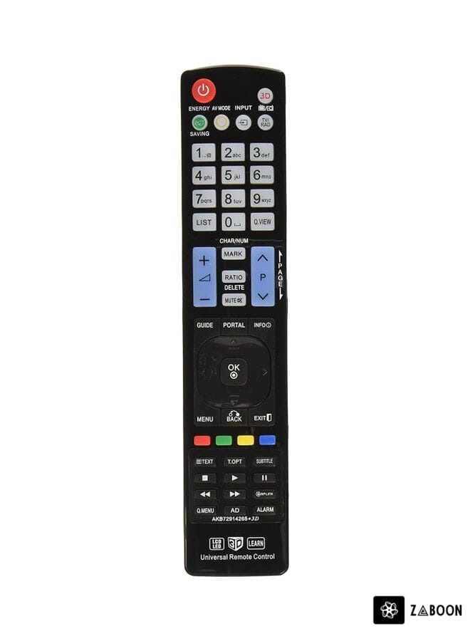 Zaboon Remote Control For All LG Smart Television Sets Black