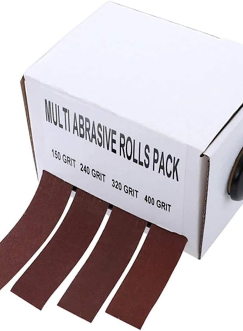 GGOOT DIY & Tools/Hardware Sanding Belt Roll Drawable Emery Cloth Sandpaper Grinding Belts Soft Sandpaper Roll for Wood Turners - Image 2