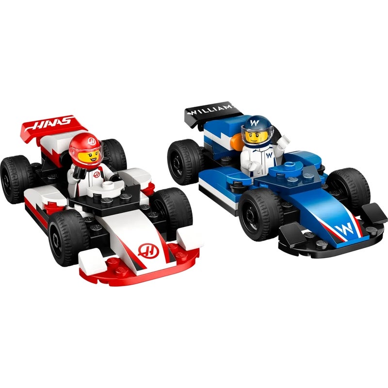 LEGO - City F1 Williams Racing & Haas F1 Race Cars 92 Pieces - 60464 - Image 3