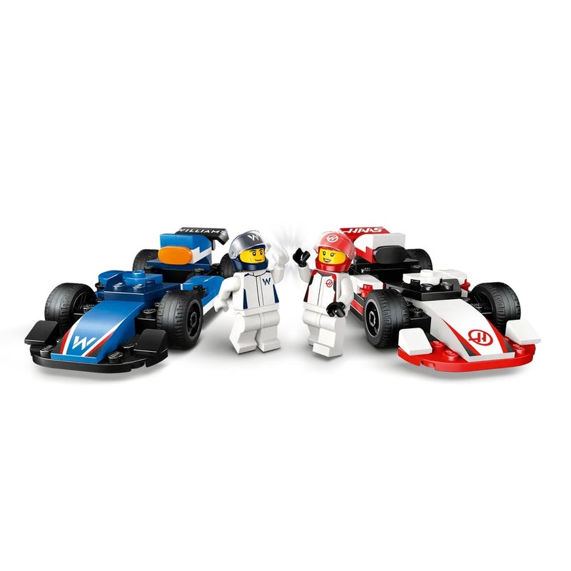 LEGO - City F1 Williams Racing & Haas F1 Race Cars 92 Pieces - 60464 - Image 5