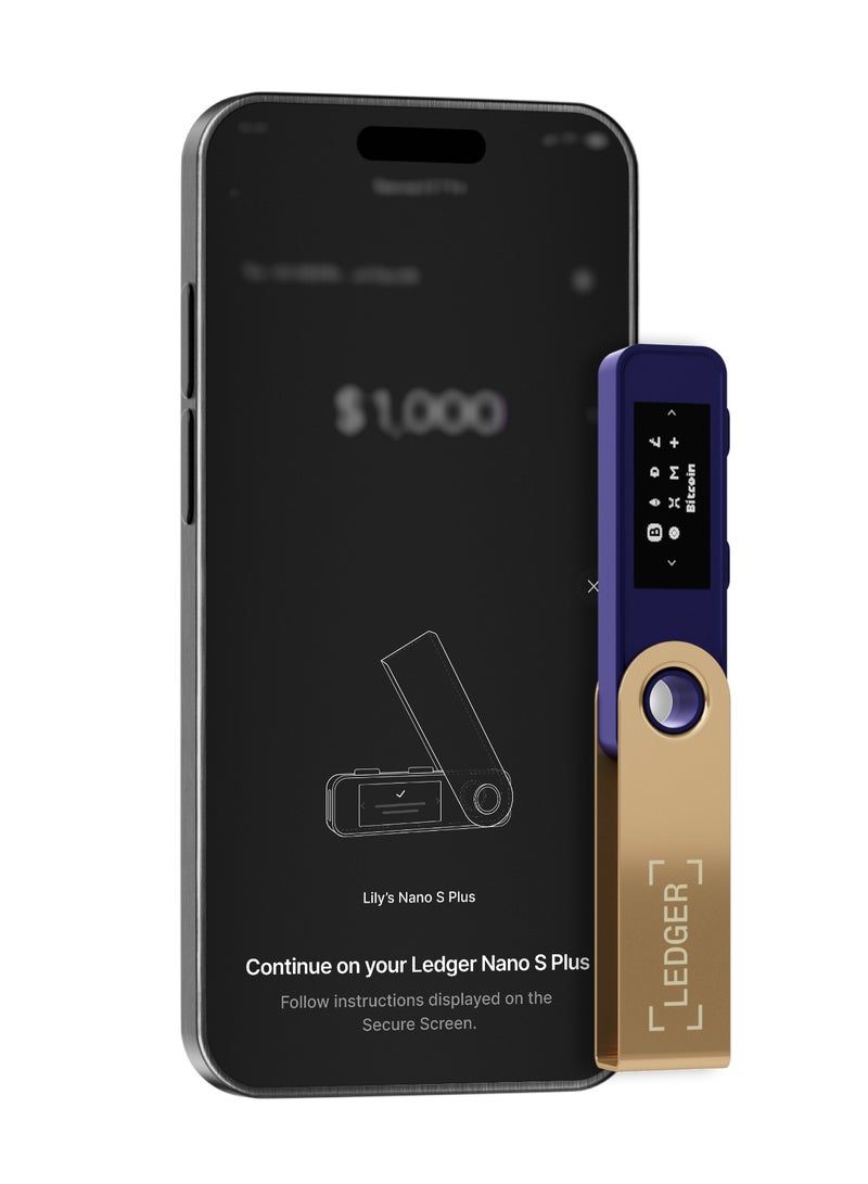 Ledger Nano S Plus Hardware Wallet | World's Safest Crypto & NFT Wallet, OLED Screen, Type-C Connectivity, 5000+ Coins Supported, for Android, MacOS & Windows - Ferro Fuchsia - Image 3