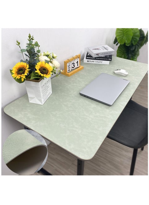 Mouse Pad Large Leather Computer Desk Pad Office Desk Mat Extended Gaming Mouse Pad Non-Slip Waterproof Dual-Side Use Desk Mat Protector 90cm x 45cm