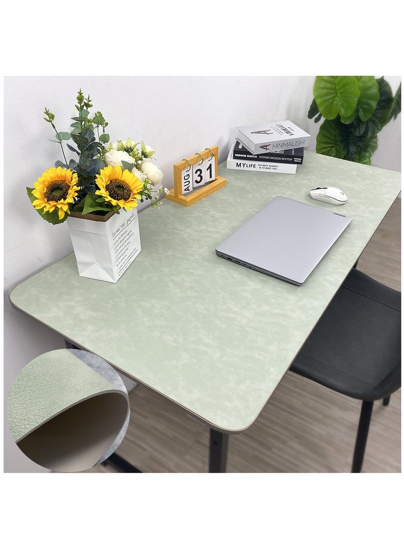 Mouse Pad Large Leather Computer Desk Pad Office Desk Mat Extended Gaming Mouse Pad Non-Slip Waterproof Dual-Side Use Desk Mat Protector 90cm x 45cm