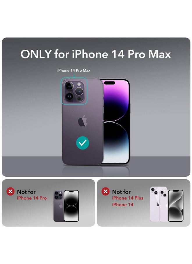 اي اس ار جراب ESR لهاتف iPhone 14 Pro Max، متوافق مع MagSafe، مقاوم للصدمات بالكامل، حماية من الدرجة العسكرية، TPU+PC، جراب هاتف مغناطيسي لهاتف iPhone 14 Pro Max، غطاء مسند للصدمات، شفاف بنفسجي  - Image 2