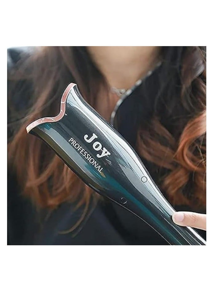 JOY CARE Professional Hair Curler with Tourmaline Ceramic Technology – 4 Heat Settings, Bi-Directional Auto Curl, Anti-Tangle Safety, Travel-Friendly Design - Image 1