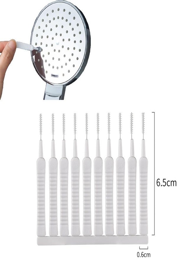 Gozaqe 20PCS Shower Nozzle Cleaning Brush,Shower Cleaner Pin Brush,Mini Gap Cleaning Brush be Suitable for Shower Nozzle,Cell Phone, Headphone Socket - Image 3