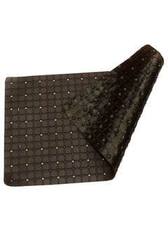 Kuber Industries Kuber Industries Non Slip Shower Mat|Bath Mat with Drain Holes |Suction Cups to Keep Floor Clean|Pack of 2 |Brown  - Image 4